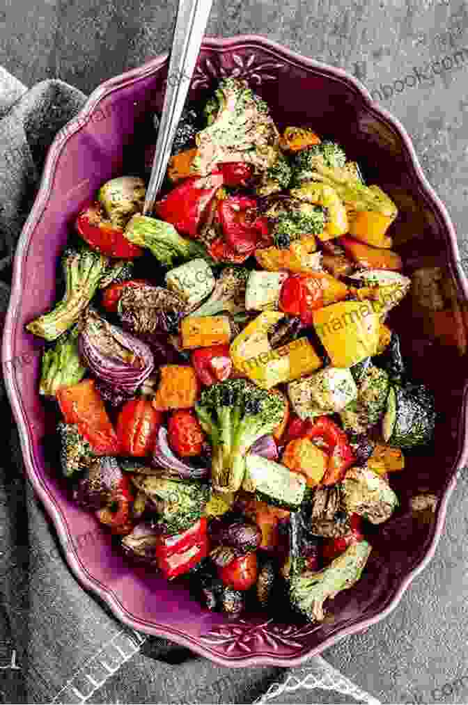 A Colorful And Vibrant Plate Of Roasted Vegetables, Tofu, And Lentils Lidia S Celebrate Like An Italian: 220 Foolproof Recipes That Make Every Meal A Party: A Cookbook