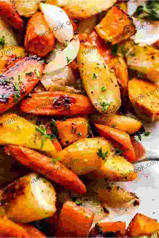 A Colorful Array Of Roasted Vegetables, Including Carrots, Potatoes, And Parsnips Lidia S Celebrate Like An Italian: 220 Foolproof Recipes That Make Every Meal A Party: A Cookbook