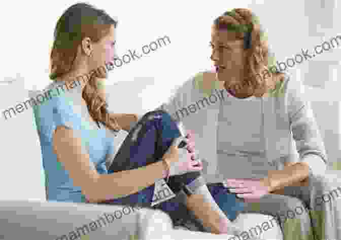 A Concerned Parent Talking To Their Depressed Teen How To Help Your Depressed Teen: Parent S Guide To Understanding Managing And Defeating Teen Depression
