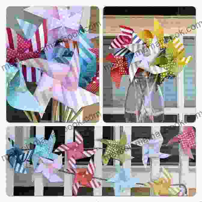 A Festive Garland Made From Colorful Pinwheels Just One Charm Pack Quilts: Bust Your Precut Stash With 18 Projects In 2 Colorways