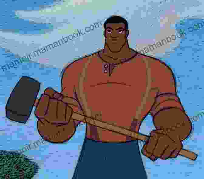 A Muscular African American Man With A Hammer And Chisel, Representing John Henry Davy Crockett: A Captivating Guide To The American Folk Hero Who Fought In The War Of 1812 And The Texas Revolution (The Old West)