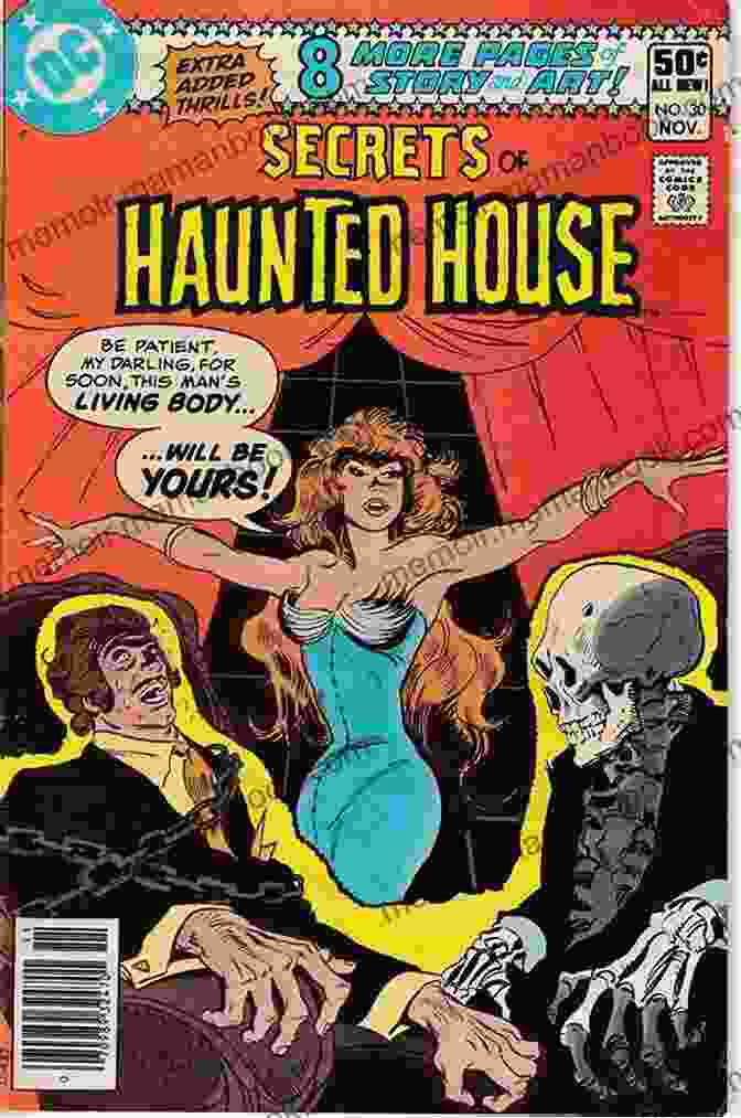 A Vintage Comic Book Cover Featuring A Haunted House With Glowing Windows And A Mysterious Figure Peering From An Upper Floor. House Of Secrets (1956 1978) #127