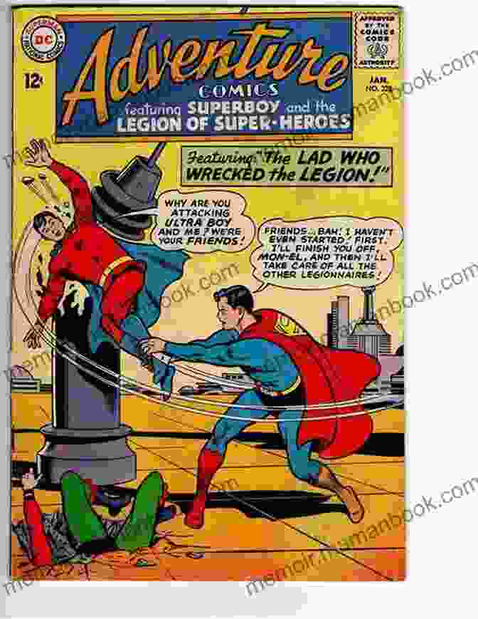 Adventure Comics Cover From The 1960s Featuring The Legion Of Super Heroes Adventure Comics (1935 1983) #433 Kerry Hullet