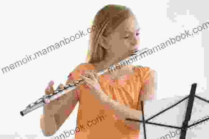 An Image Of A Person Concentrating While Practicing The Flute Flute To Perfection: A Practical Guide For Beginners To Starting Playing Flute