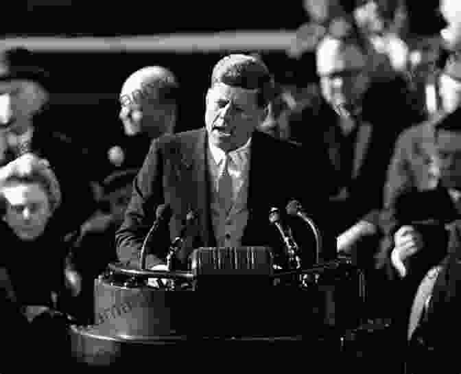 John F. Kennedy Delivering A Speech Before A Crowd During His Presidency Incomparable Grace: JFK In The Presidency