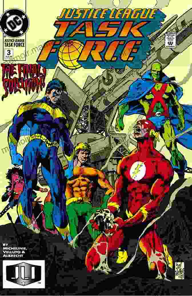Justice League Task Force Comic Book Cover Justice League Task Force (1993 1996) #13