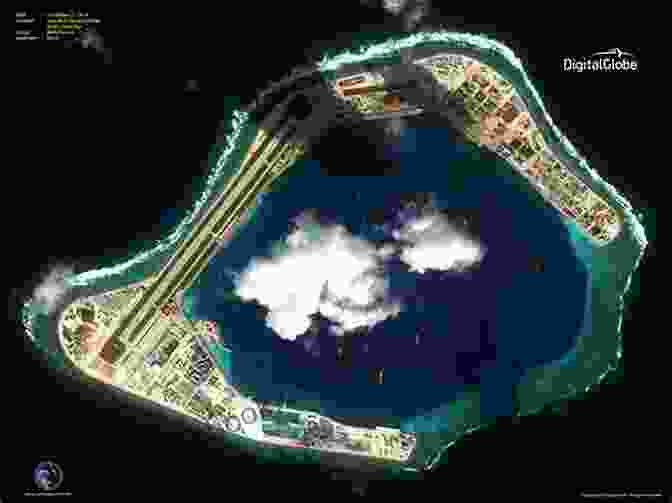 Satellite Image Of The Island Of The Lost, Showing Its Rugged Terrain And Surrounding Reef Island Of The Lost: An Extraordinary Story Of Survival At The Edge Of The World