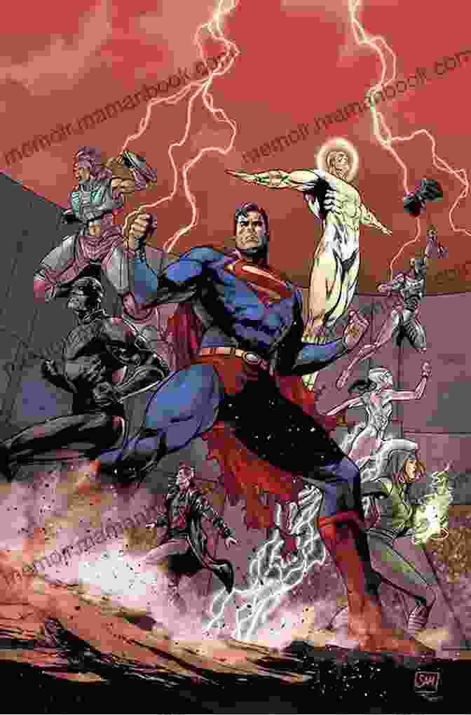 Superman And The Authority Cover Art Featuring Superman Standing Alongside Members Of The Authority DC Graphic Novels For Young Adults Sneak Previews: Harley Quinn: Breaking Glass (2024 ) #1